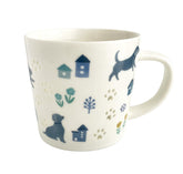 ALTA Dog Mug with Translucent Paw Prints – 300ml