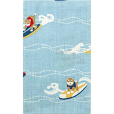 Hamamonyo Surfing Shiba Tenugui – Japanese Cotton Hand Towel