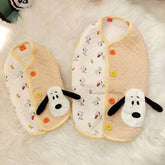 Snoopy Quilted Dog Vest with Plush Face