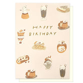 Tobimatsu Shoichiro Greeting Card – Birthday (Dessert Festival)
