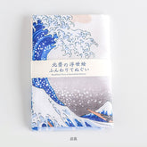 Hyogensha The Great Wave Ukiyo-e Cotton Tenugui Towel