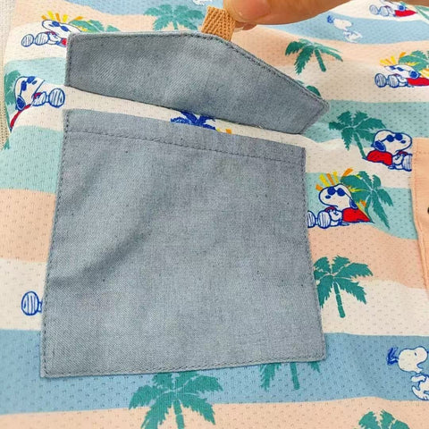Snoopy Hawaiian Palm Tree T-Shirt image 2