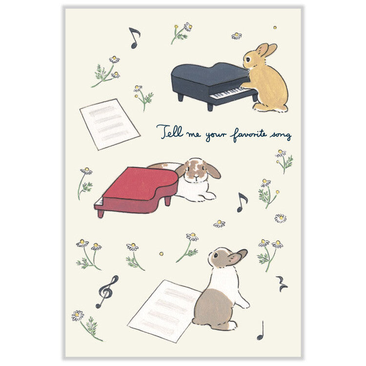 Shinako Moriyama Postcard – Tell Me Your Favorite Song