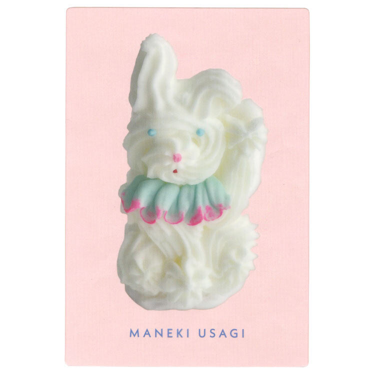Higashi Chinatsu Clear Postcard – Konpeito & Beckoning Rabbit
