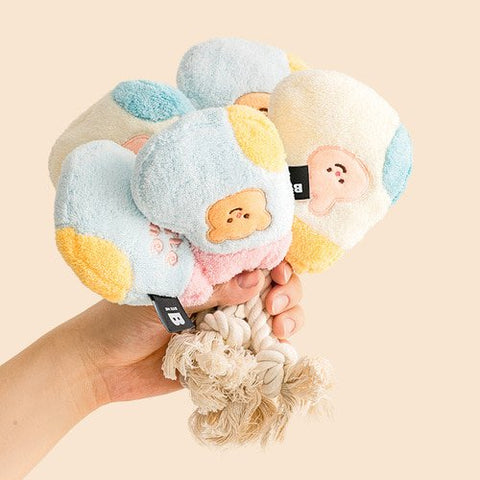 [Biteme] Socks Rope Toy - Rabbit / Bear image 1