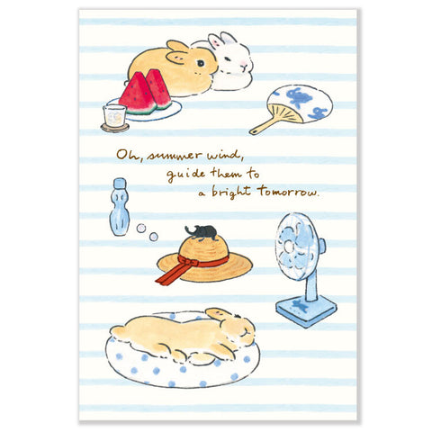Summer - Shinako Moriyama Postcard: Summer Vacation