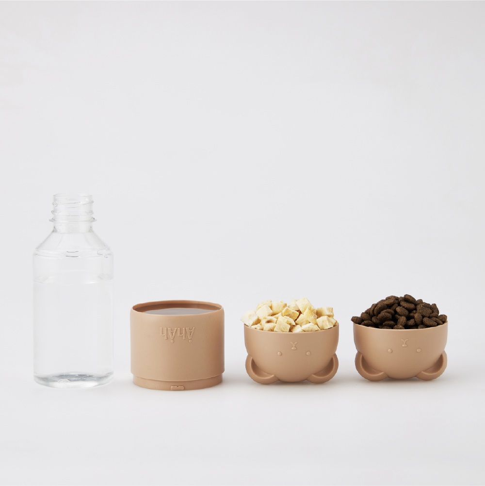 [Ahahland] COCONI Bottle – Portable Dog Water Bottle & Snack Container, All-in-One for Walks image 1