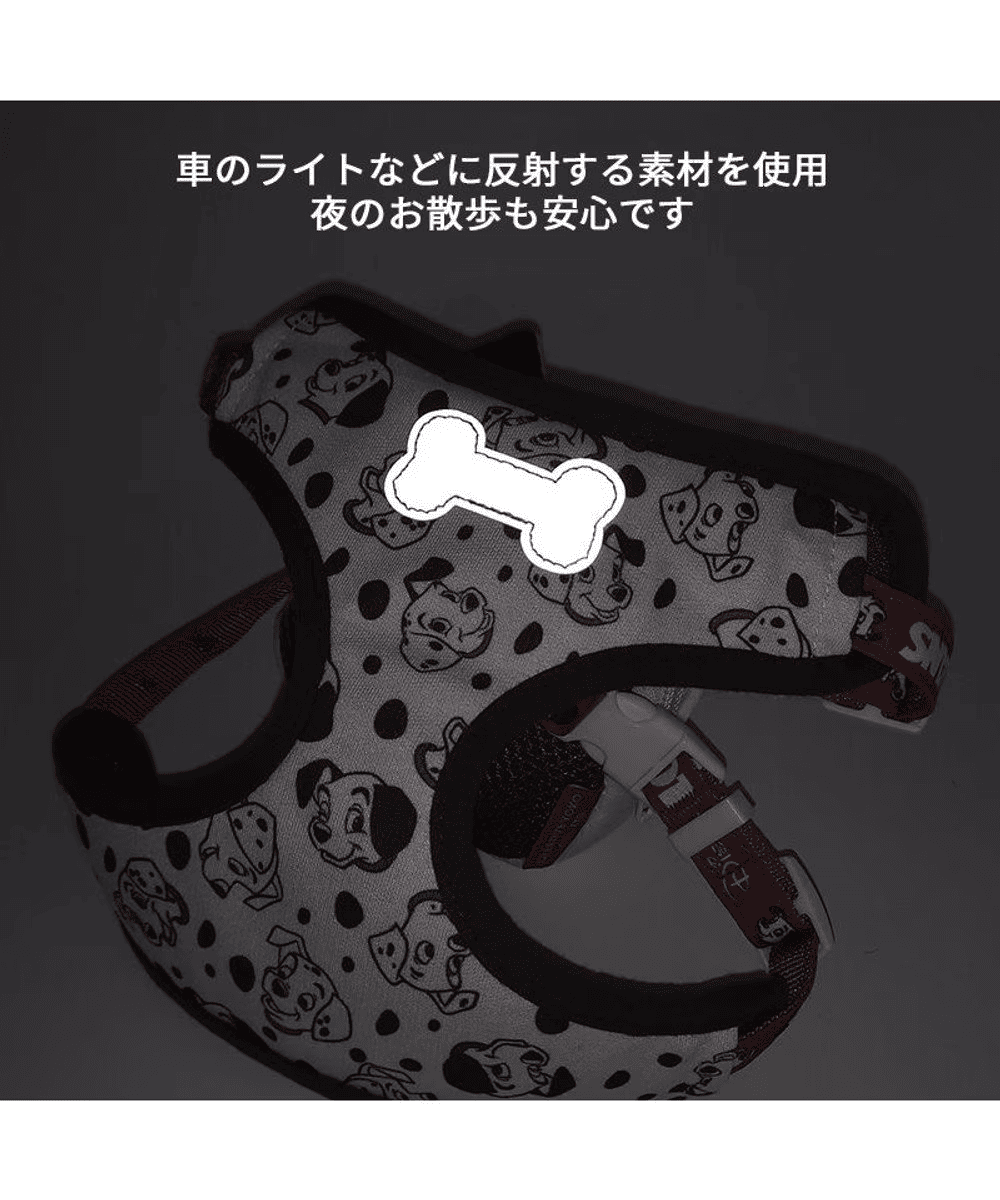[PET PARADISE] Disney 101 Dalmatians Dog Harness with Plush Backpack – Size S image 9