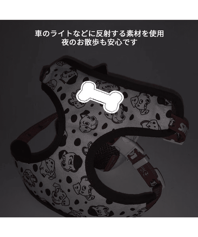 [PET PARADISE] Disney 101 Dalmatians Dog Harness with Plush Backpack – Size S image 9