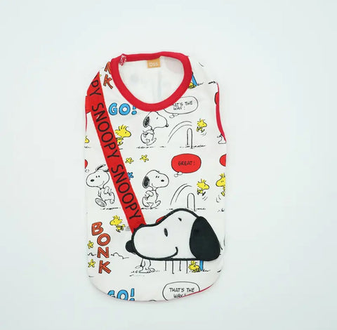 Snoopy Comic Strip Print Dog Backpack Vest image 6