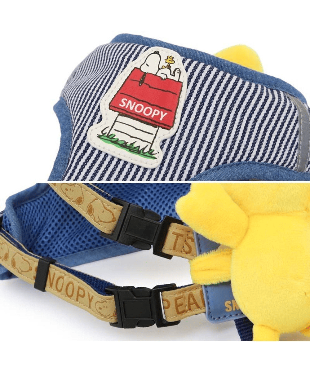 [PET PARADISE] Snoopy Dog Harness with Woodstock Plush Mascot image 8