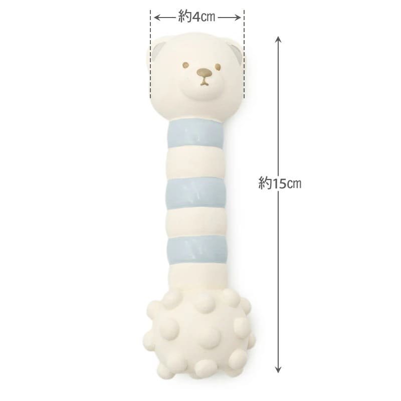 [PET PARADISE] Little Bear Striped Latex Toy image 5