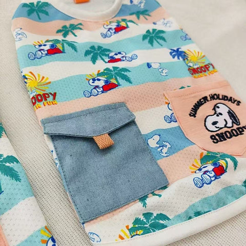 Snoopy Hawaiian Palm Tree T-Shirt image 1