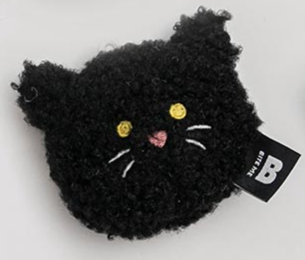 [Biteme] My Sibling Plush Charm (cat) - 4colors - black image