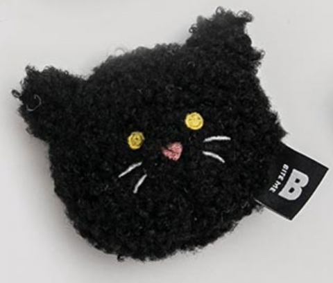 [Biteme] My Sibling Plush Charm (cat) - 4colors - black image