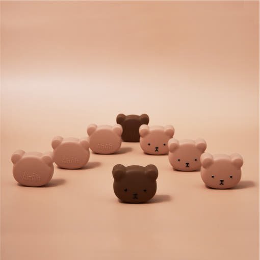 [AhAhLand] Coconi Bear Silicone Nosework Ball Toy image 2