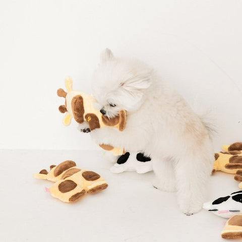 [Biteme] Stubby Friends Toy - Giraffe / Cow image 3