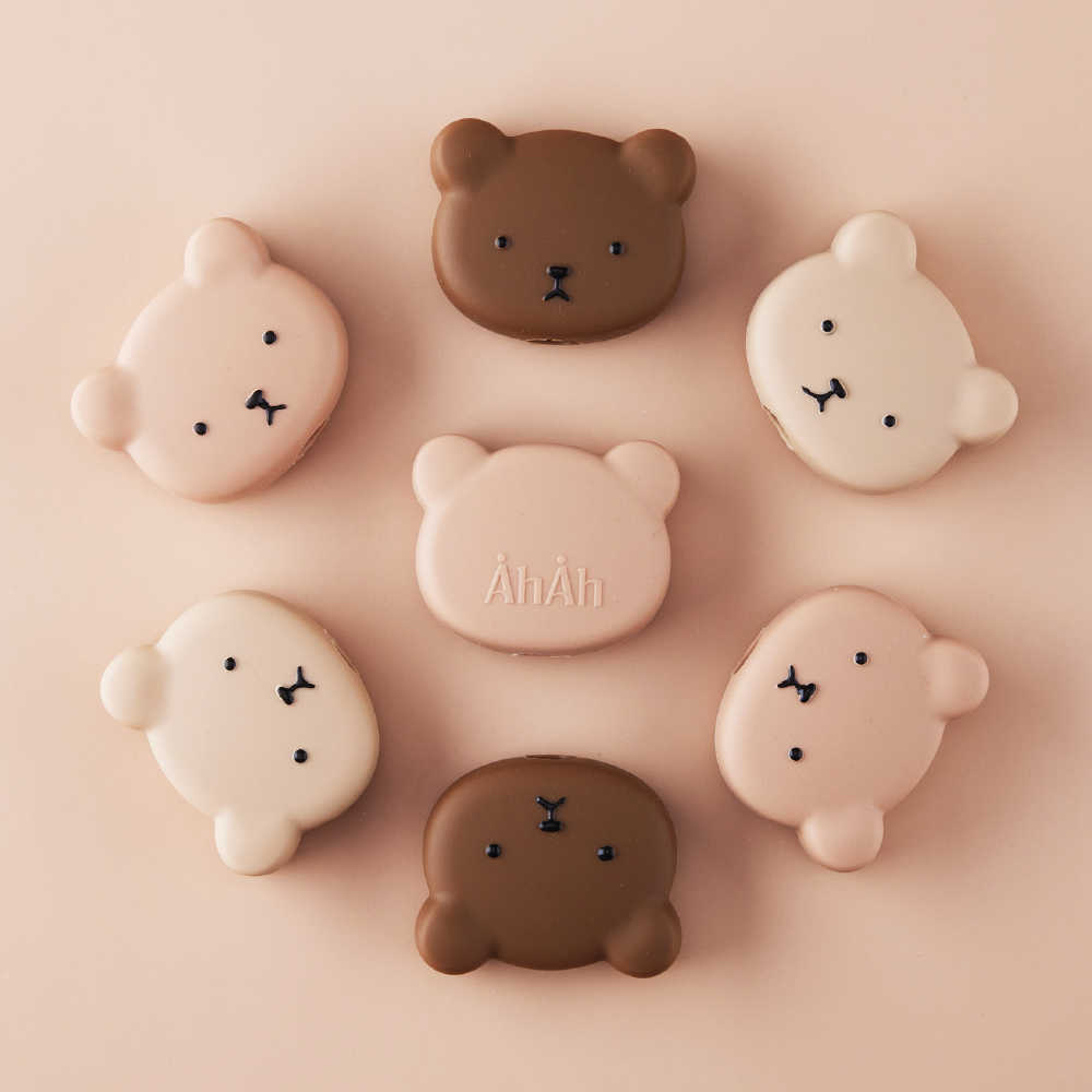 [AhAhLand] Coconi Bear Silicone Nosework Ball Toy image 1