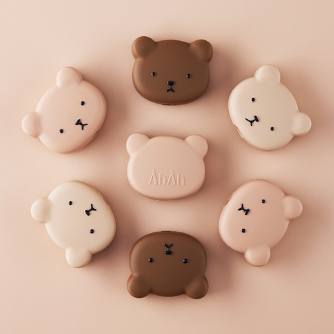 [AhAhLand] Coconi Bear Silicone Nosework Ball Toy image 1