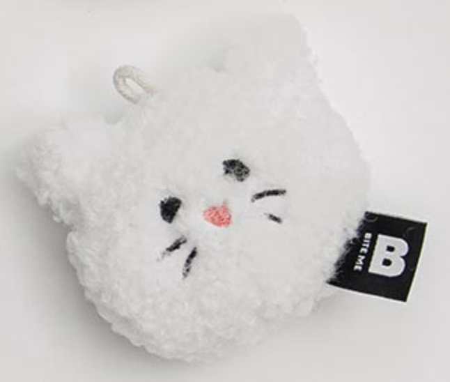 [Biteme] My Sibling Plush Charm (cat) - 4colors - white image