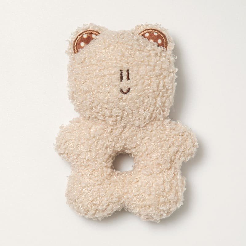 [Biteme] BonBon Green Furry Friends Rattle Toy image 3