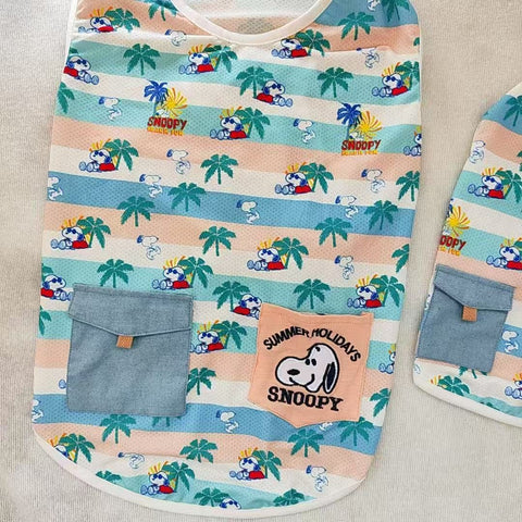 Snoopy Hawaiian Palm Tree T-Shirt image 3