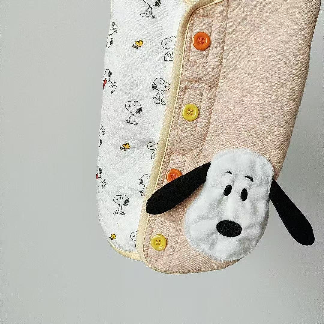 Snoopy Quilted Dog Vest with Plush Face image 2