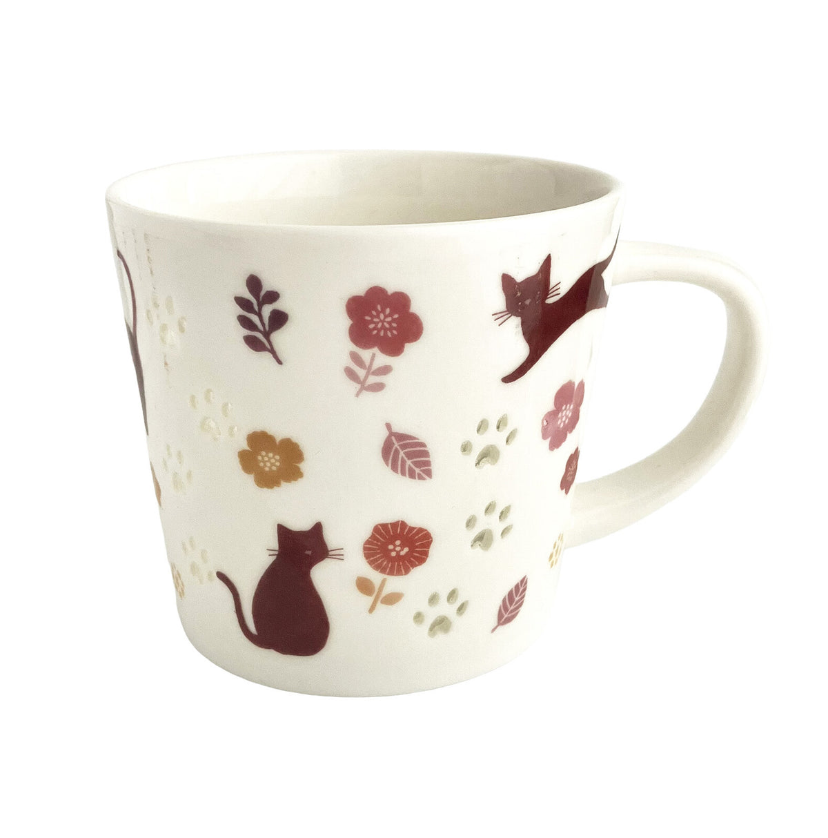 ALTA Cat Mug with Translucent Paw Prints – 300ml