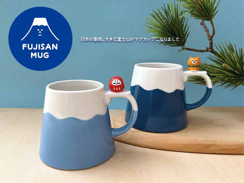 DECOLE Mount Fuji Shiba Inu Ceramic Mug – 300ml