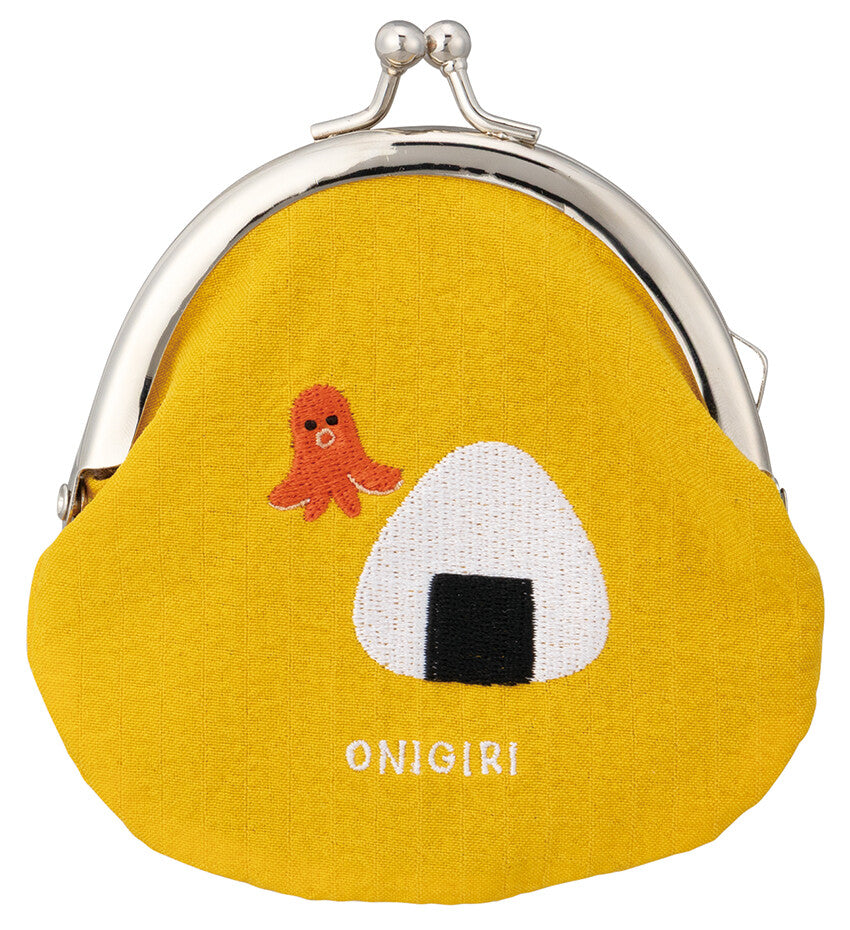 DECOLE Onigiri Embroidered Coin Purse – Rice Ball