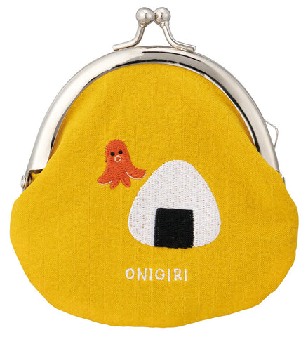 DECOLE Onigiri Embroidered Coin Purse – Rice Ball