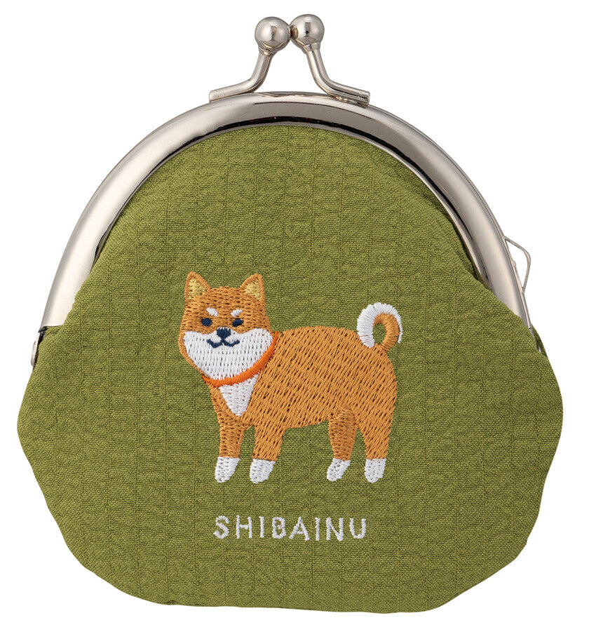 DECOLE Shiba Inu Embroidered Coin Purse