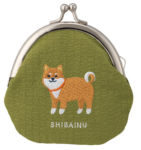 DECOLE Shiba Inu Embroidered Coin Purse