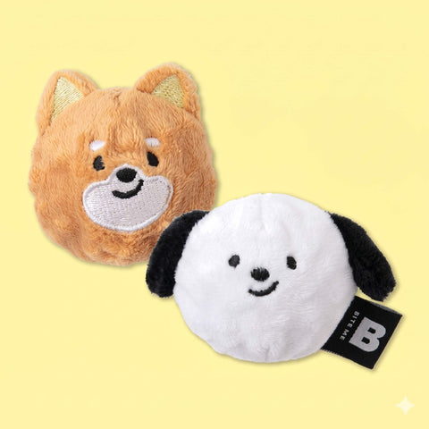 Dog Balls Toy - 2PCS Set | Plush Squeaky Dog Balls