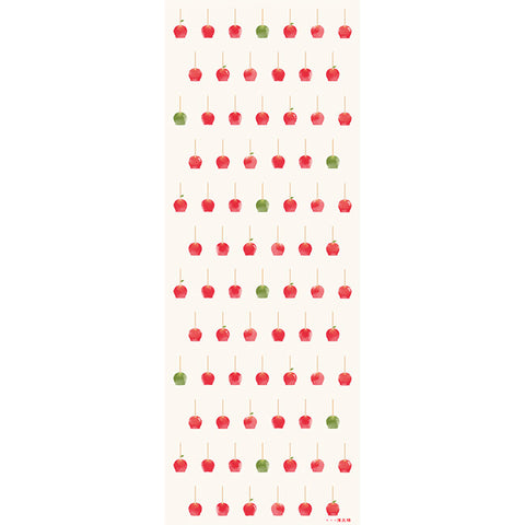 Hamamonyo Candy Apple Cotton Tenugui – Japanese Hand Towel