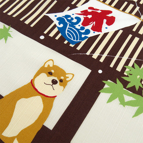 Hamamonyo Cooling Off Shiba Art Furoshiki – 50cm