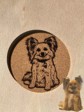 Custom Laser Engraved Coaster & Board