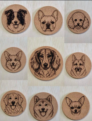 Custom Laser Engraved Coaster & Board