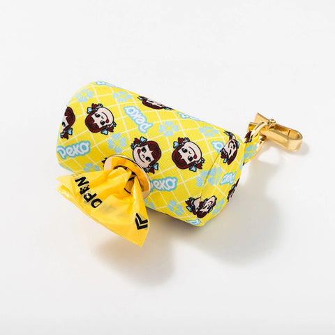 PEKO Poop Bag Pouch(Red, Pink, Yellow)