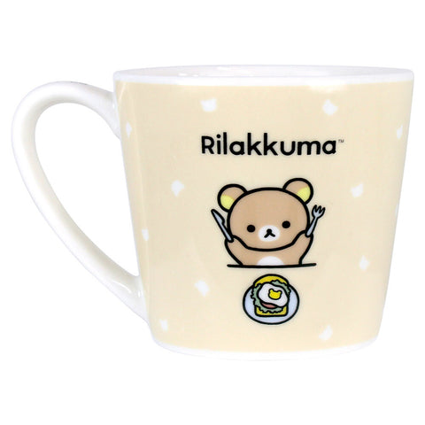 Rilakkuma Ceramic Mug with Measuring-Style Design – 220ml