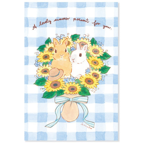Summer - Shinako Moriyama Postcard | Bouquet