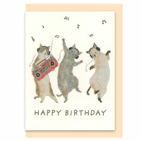 TOCOROCOMUGI Mini Card – Music (Birthday)