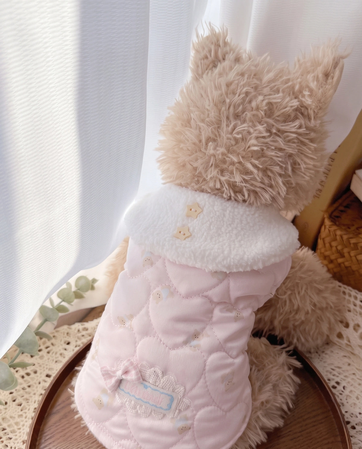 Warm Melting Little Bear Quilted Jacket