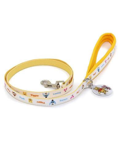 [PET PARADISE]  Disney Winnie the Pooh Leash "Piglet Smiley" [4S-3S]  [SS-S] image 1