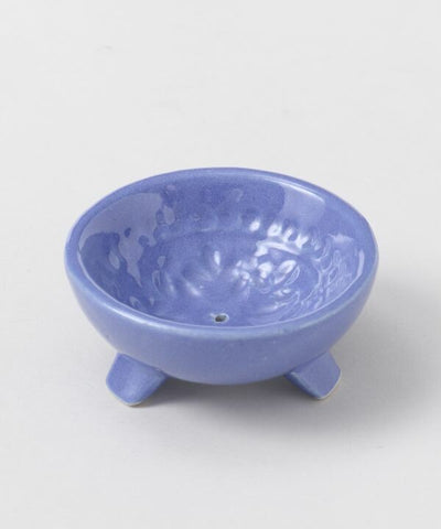 Amina Ceramic Mini Incense Holder, Navy