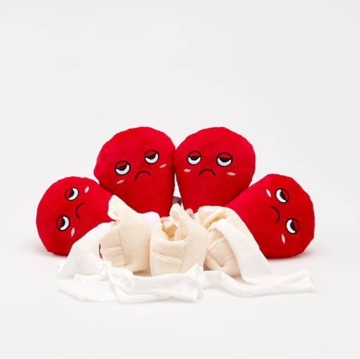 [Ahahland] Chicken Plush Dog Separation Anxiety Nosework Toy image 1