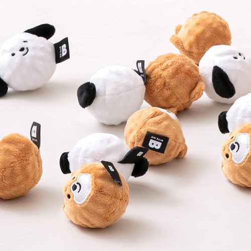 [Biteme] Dog Balls Toy - 2PCS Set | Plush Squeaky Dog Balls image 2