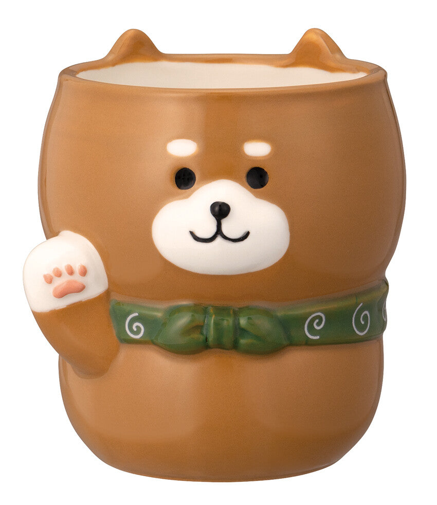 DECOLE Lucky Shiba Inu Ceramic Teacup – 180ml