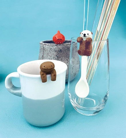 DECOLE Sea Otter Ceramic Spoon