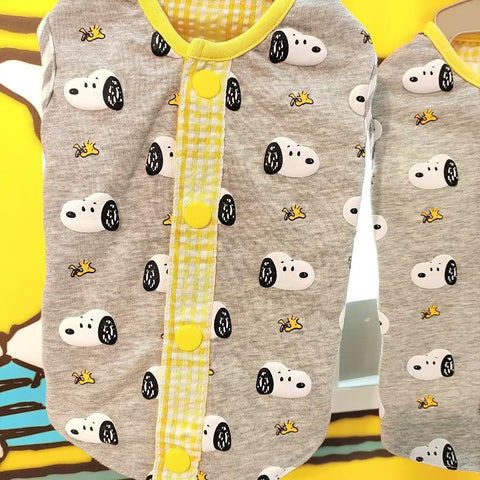 Snoopy & Woodstock Button-Up Dog Vest image 3